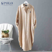 Robe chemise rayée RL