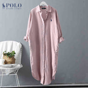 Robe chemise rayée RL