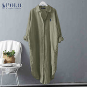 Robe chemise rayée RL