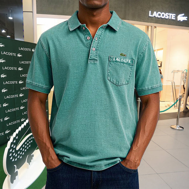 【LACOSTE】Polo décontracté en coton vintage