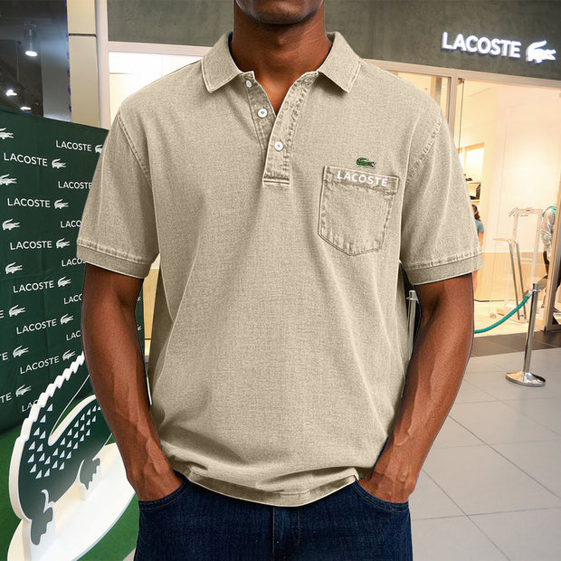 【LACOSTE】Polo décontracté en coton vintage