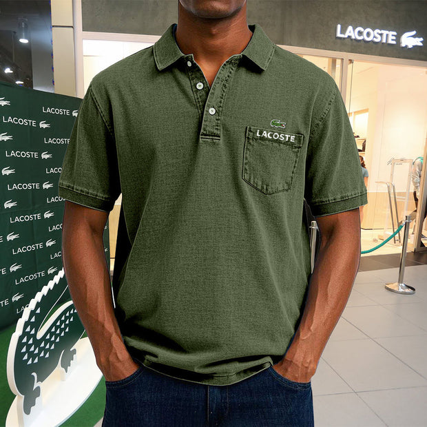 【LACOSTE】Polo décontracté en coton vintage