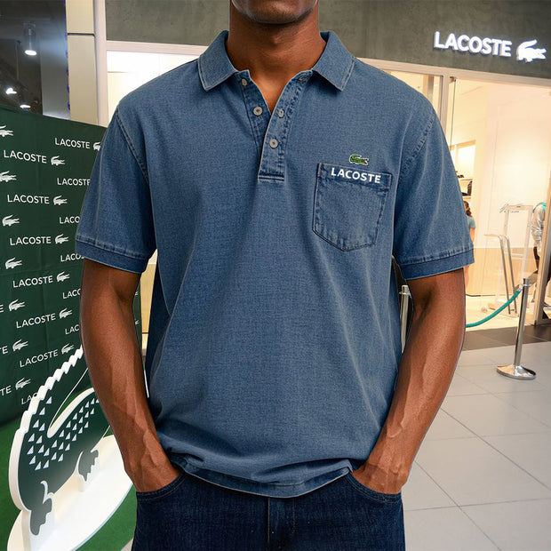 【LACOSTE】Polo décontracté en coton vintage