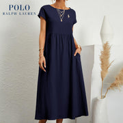 [Ralph Lauren] Robe ample en coton et lin