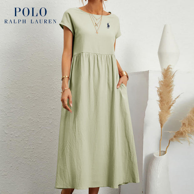 [Ralph Lauren] Robe ample en coton et lin