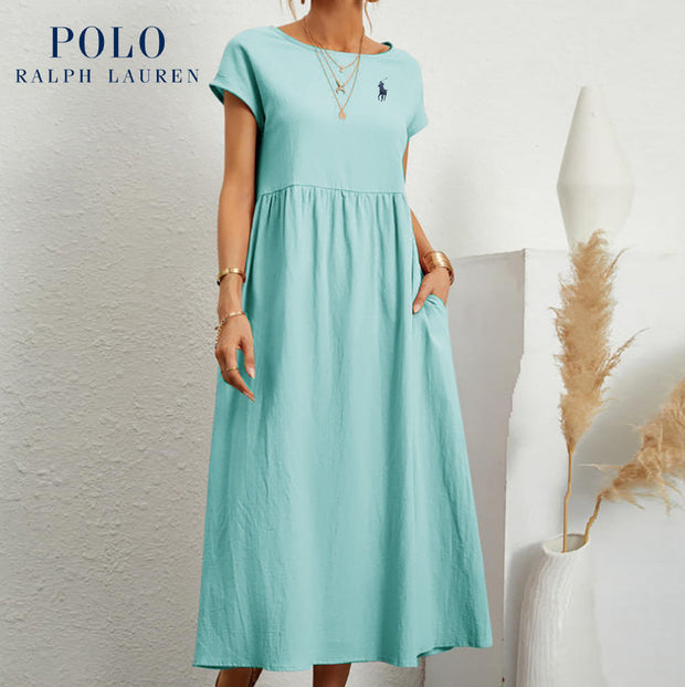 [Ralph Lauren] Robe ample en coton et lin