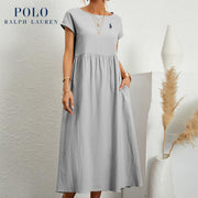 [Ralph Lauren] Robe ample en coton et lin