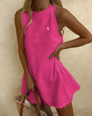 Robe ample sans manches de couleur unie Ralph Lauren