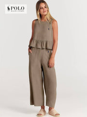 Ensembles deux pièces à volants pour femme