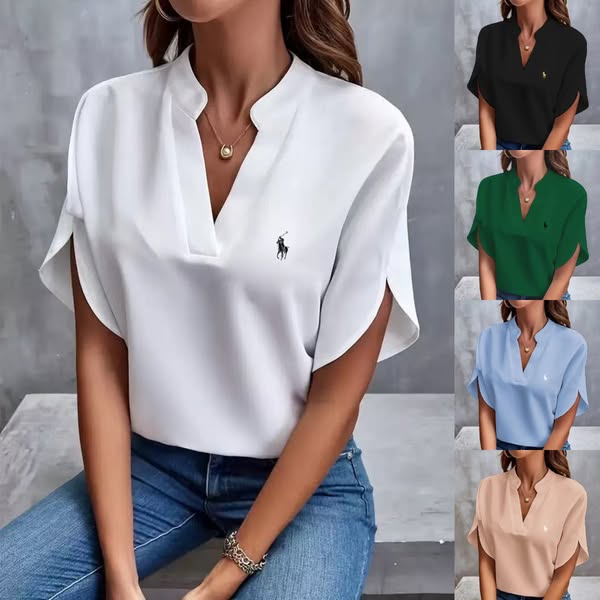 Chemise à col en V Ralph Lauren