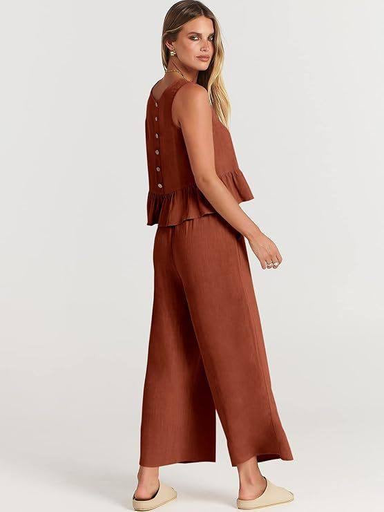 Ensembles deux pièces à volants pour femme