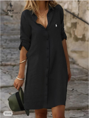 Robe chemise style avec le polo Ralph Lauren