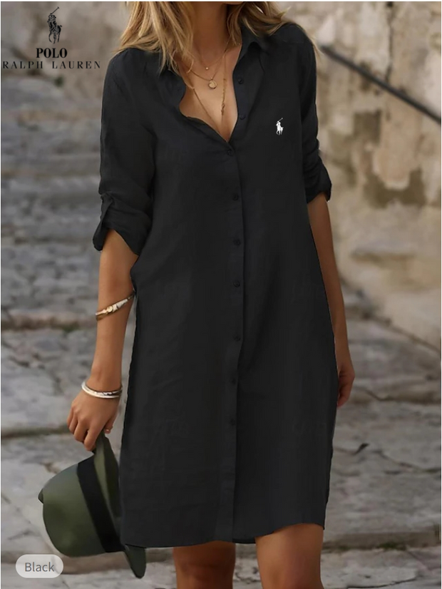 Robe chemise style avec le polo Ralph Lauren