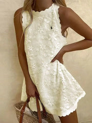 Robe ample sans manches de couleur unie Ralph Lauren