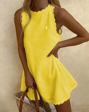 Robe ample sans manches de couleur unie Ralph Lauren