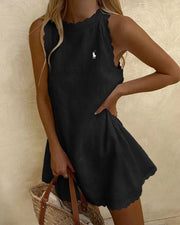 Robe ample sans manches de couleur unie Ralph Lauren