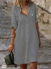 Robe chemise style avec le polo Ralph Lauren