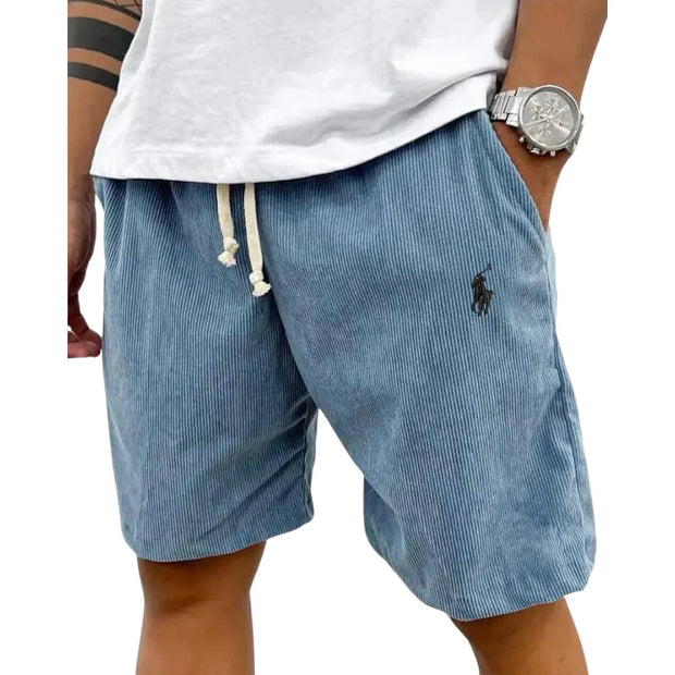 SHORT HOMME EN VELOURS CÔTELÉ PREMIUM