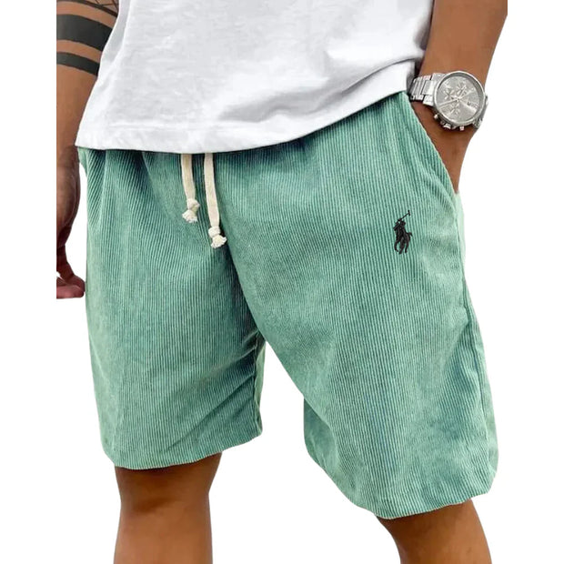 SHORT HOMME EN VELOURS CÔTELÉ PREMIUM