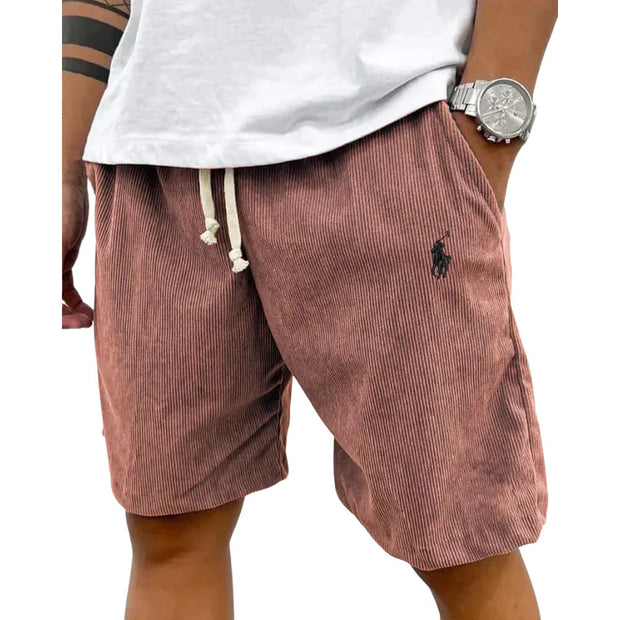 SHORT HOMME EN VELOURS CÔTELÉ PREMIUM