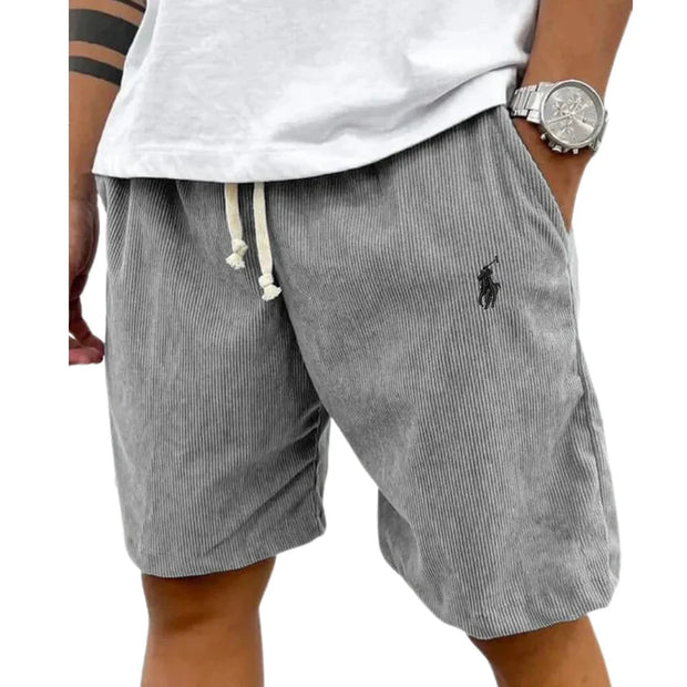 SHORT HOMME EN VELOURS CÔTELÉ PREMIUM