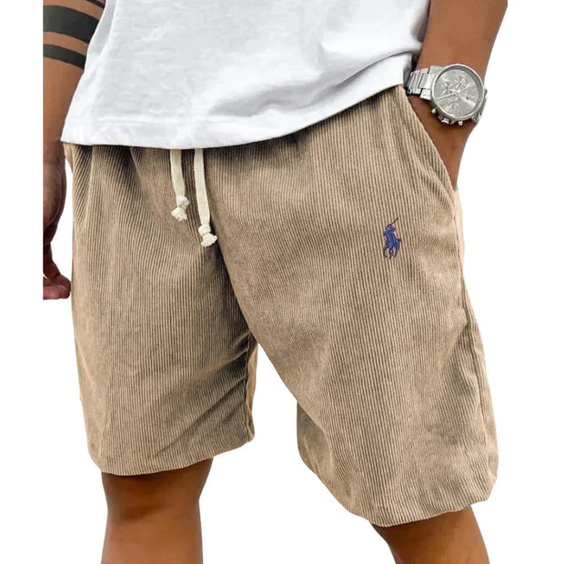 SHORT HOMME EN VELOURS CÔTELÉ PREMIUM