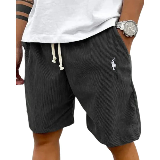 SHORT HOMME EN VELOURS CÔTELÉ PREMIUM