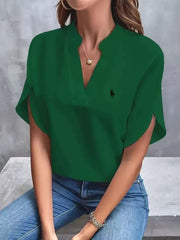 Chemise à col en V Ralph Lauren