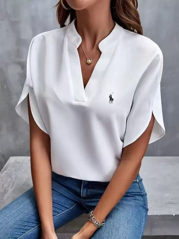 Chemise à col en V Ralph Lauren